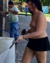 Foto seks indah Topless Carwash on South Lamar in Austin Texas HD