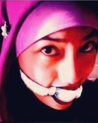 Lihat foto bugil Hijab BDSM, Blindfold And Gag hot